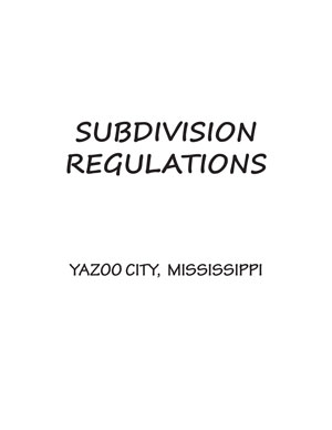 Subdivision Regulations